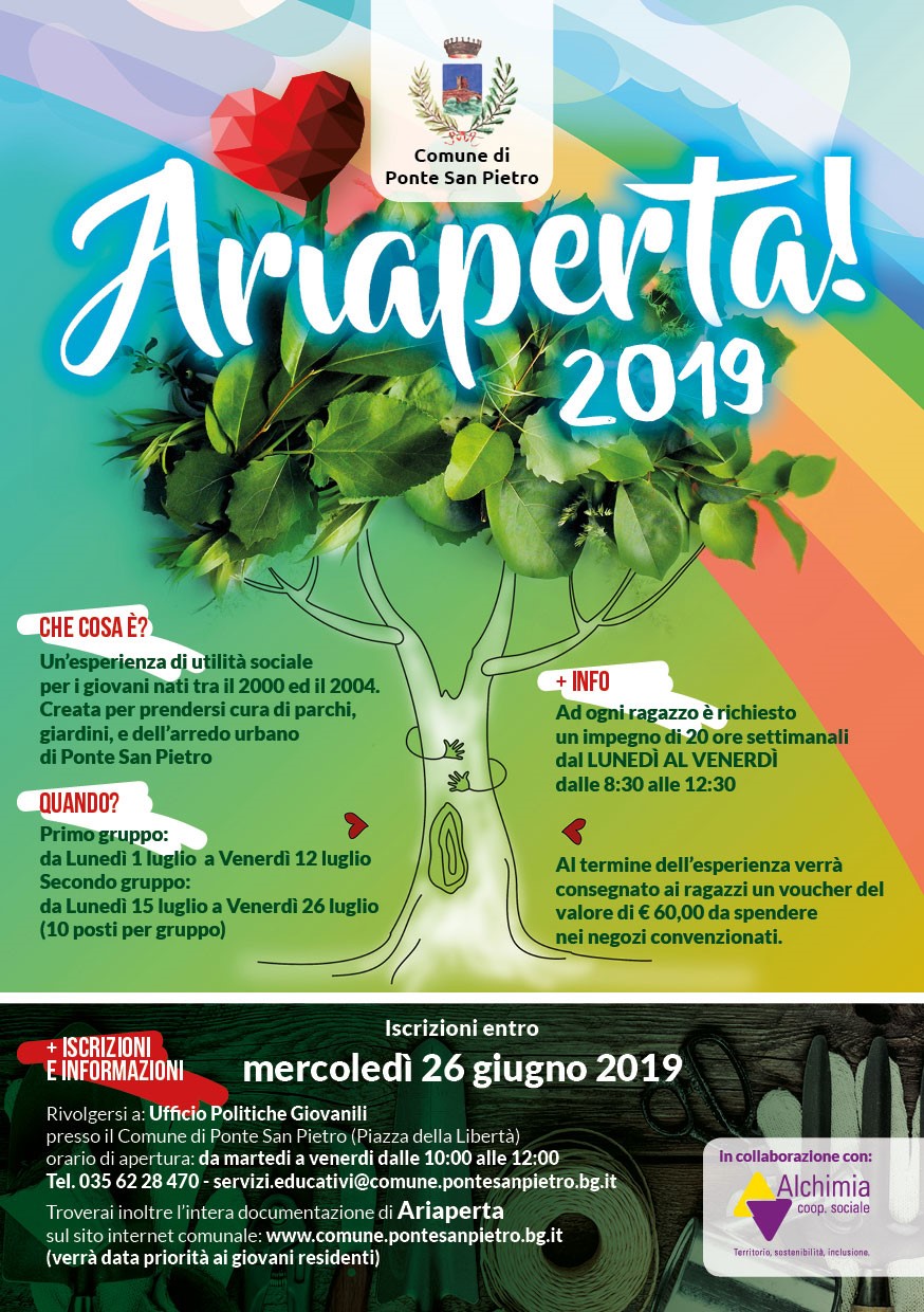 Immagine che raffigura Ariaperta 2019